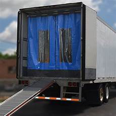 Semi Trailer With Sliding Side Curtains